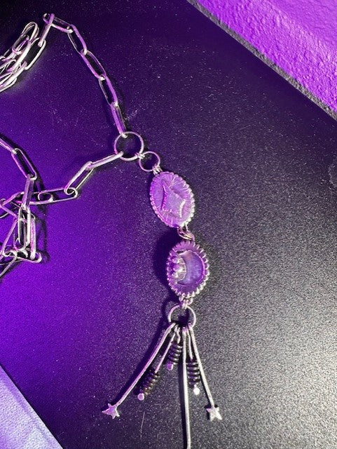 Amethyst Sterling Silver Necklace